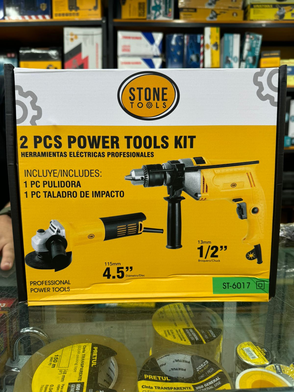 combo taladro 1/2 y pulidora 4.5 "